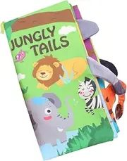 ERINGOGO 1pc Early Education Book Fabric Book Crinkle Educational Educational Plaything Green High Density Polyester Fiber