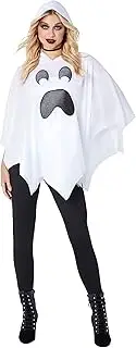 [Spirit Halloween] Adult Ghost Poncho | Halloween Poncho | Ghost Costumes | Ghost Outfit