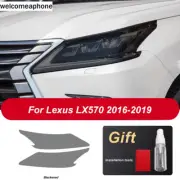 Pre-cut Headlights Smoke Paint Protection Vinyl Tint Wrap Film For Lexus LX570 (for: Lexus)