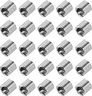 uxcell 50pcs Wire Thread Inserts 10-24 UNC 2D(3/8") 304 Stainless Steel Helical Type Coiled Thread Repair Kit Wire Screw Threaded Sleeve Sheath for Mechanical Equipment