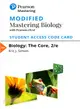 Biology Modified Masteringbiology With Pearson eText Access Card ― The Core