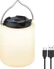 LED Camping Lantern, Rechargeable Camping Light, 4 Modes Outdoor Flashlights Lan