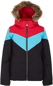 [Spyder] Girl's Lola Jacket (Big Kids) Black 10 Big Kids