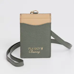 PLAYBOY - 證件套 Color系列 - 墨綠色