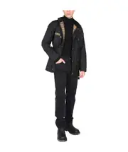 Barbour International Multi-Pocketed Buttoned Jacket S,L,M Black