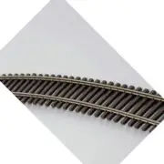 Atlas 500 Code 83 Super-Flex Brown 36" Straight Train Track HO (10)