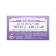 Dr. Bronner's Pure-Castile Bar Soap (Hemp All-One) Lavender 140g