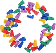 Ethernet Cable Connector Cap Protective Sleeves 100pcs Wire Cable End Covers Plastic Boot