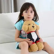 Dog Stuffed Animals Plush Soft Cuddly Golden Retriever Plush Toys Large Stuffed Dog Puppy Dog Stuffed Animals Birthday Gift for Kids Girls Boys