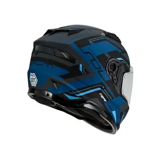 【SOL Helmets】SF-6全罩式安全帽 (超新星_消光灰/黑藍) ｜ SOL安全帽官方商城