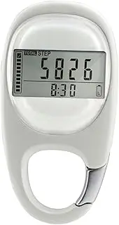 KITANDOVE Pedometer Step Counter Hip Pedometer for Walking Running Portable Fitness Monitor Abs Shell Display Screen for Outdoor Activities