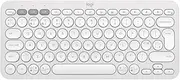 Logitech Pebble Keys 2 K380s, Multi-Device Bluetooth Wireless Keyboard with Customisable Shortcuts, Slim and Portable, Easy-Switch for Windows, MacOS, iPadOS, Android, Chrome OS - Tonal Off White