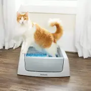 Scoopfree Crystal Classic Self-Cleaning Cat Litter Box, Unbeatable Odor Control,