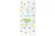 Unique Polka Dot Cellophane Baby Shower Party Bags (Pack of 20) (Green) (One Size)