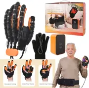 Hand Function Rehabilitation Robot Gloves USB Rechargeable for Finger Hemiplegia