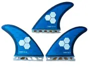 CLEARANCE - $45 Cardiff Fin Co AM2 Tri Fin Hexcore Fits Future - Blue