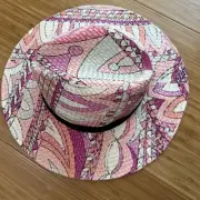 Emilio Pucci straw hat Used item For Woman Japan Good condition Free shipping