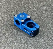 Snap BMX Products S2 Mini Stem - 38mm Blue Anodized