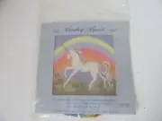 Candamar Designs 320 Needlepoint Kit Something Special Unicorn Rainbow 5x5