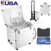 Portable Dental Delivery Unit Air Compressor Syringe Suction 4Hole CE /Handpiece