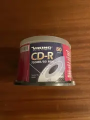 Viking CD-R CD Recordable Media 700MB 80 Min 50 Pack | Sealed