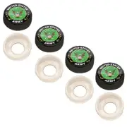 4 Black Custom License Plate Frame Screw Snap Caps Covers Army Dept Eagle