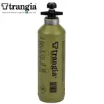 TRANGIA 耐溶塑膠油壺/燃料瓶 1L 安全閥 FUEL BOTTLE 506110 橄欖綠