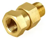 MTM Hydro Solid Brass Live Swivel 3/8 NPT x 3/8 NPT Pressure Washer
