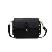 Fashion Exquisite Shopping Bag Casual Solid Shoulder Purse Rivet Stone Pu Leather Messenger Bag Women Daily Totes