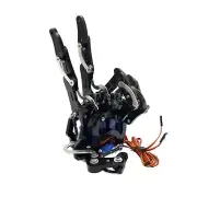 Mechanical Claw Clamper Gripper Arm Left Hand Five Fingers w/Servos for Robot