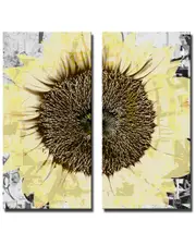 Ready2HangArt Painted Petals CIV Wrapped Canvas Wall Art by Tristan Scott