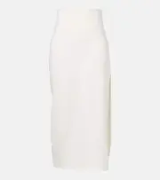 [Leset] Leset Rio jersey midi skirt AU 14 white