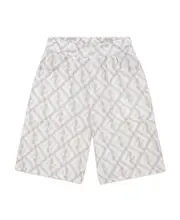Fendi Kids Elasticated Waistband Shorts 12,12 White