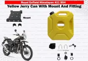 Royal Enfield "Yellow Jerry Can With Mount And Fitting For Himalayan 411 BS4" (for: Royal Enfield)