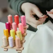 Foldable Sewing Thread Holder Embroidery Quilting Beading Wooden Thread Rack