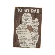 To My Dad If I Could Give You One Thing in Life Gift for Dad from Daughter