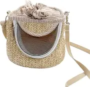 Breathable backpack pets, Bird Carrier Bag, Breathable Parrot Carrier Hiking, Adjustable Shoulder Strap Shoulder Bag Parrot Small Pet Animals Hedgehogs, Breathable Parrot Carrier Hiking