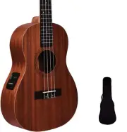 Kadence Mahogany Wood Professional Baritone Ukulele With Acoustic/Electric op