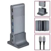 USB-C Docking Station 11 in 1 Dock Dual HDMI 4K 60Hz 100W PD USB-A DP 1.4 HDR