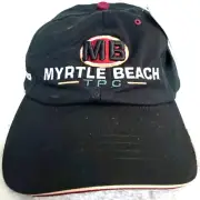 New With Tags TPC MYRTLE BEACH Golf Hat Cap Black.