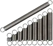10pcs 0.3mm Wire Diameter Pull Springs Single Coil Spring 2mm OD 10mm-100mm Total Length Stainless Steel Smooth Surface(0.3mmx2mmx15mm)