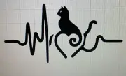 Cat Lifeline Decal