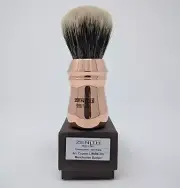 Copper Handle XXL Manchurian Two Band 28mm Brush by Zenith. Made in Sicily. M15