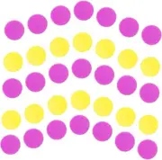 Vaguelly 200pcs Math Counting Teaching Colors Bingo Chips Colored Bingo Chip Counting Chips Mini Poker Chip Game Token Math Counting Chip Bingo Counting Chip Security Blank Chip Resin