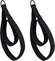 Vaveren 2Pcs Pilates Straps Pilates Double Loop Straps for Reformer Fitness Exercise Accessories Yoga Pilates Double Loop Straps for Home Gymnastics Beginner