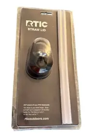 Straw Lid Cap Compatible Rambler Lid RTIC Bottle Lid & Straws Brand New