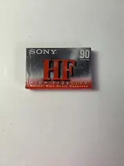 Sony HF 90 High Fidelity Normal Bias Audio Cassette Tape. New