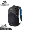 【GREGORY 美國 20L NANO 多功能背包《科技黑》】111499/雙肩背包/後背包/輕便背包/登山背包/旅行/自行車