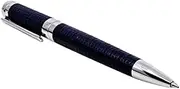 Radial Blue Ballpoint Pen, Luxury executive pen - Journaling Pens with Clip for Writing, Note Taking - Fancy Ball Point Writing Instrument for the Executive - Classic Luxury Pen