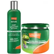 2X Lolane Nature Hair Vitamin Booster Treatment Biotin For Dry Damaged 250/500ml